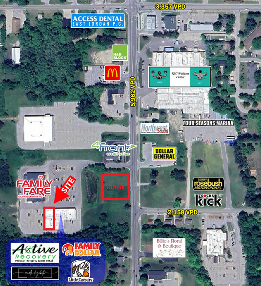 Primary Photo Of 250 Lake St, East Jordan Unknown For Lease