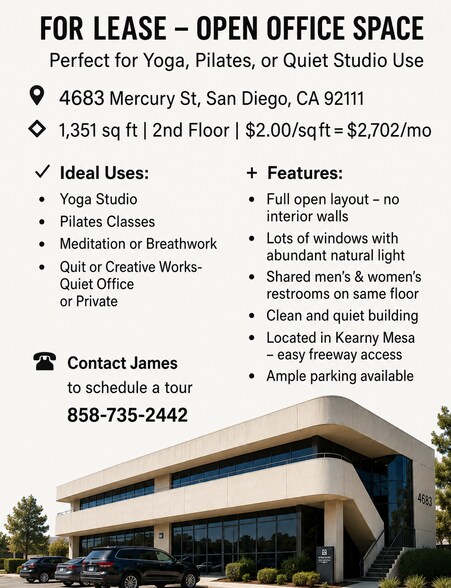 More Photos Of 4683 Mercury St, San Diego Loft Creative Space For Lease