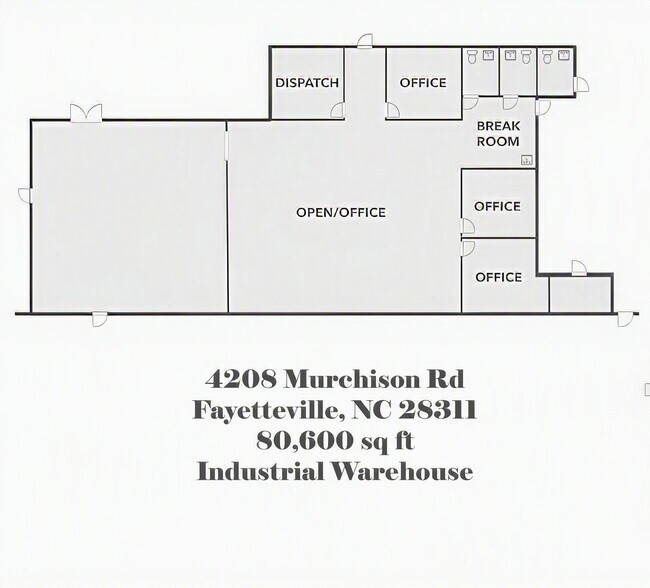 More Photos Of 4208 Murchison Rd, Fayetteville Warehouse For Sale