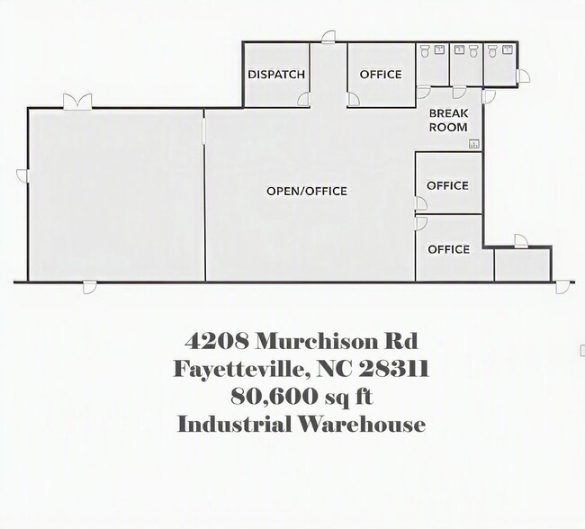 More Photos Of 4208 Murchison Rd, Fayetteville Warehouse For Sale