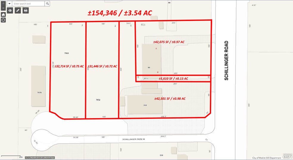 More Photos Of 90 Schillinger Rd S, Mobile Freestanding For Lease