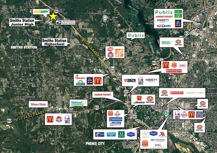 More Photos Of 2461 Panther Pky, Smiths Station General Retail For Lease