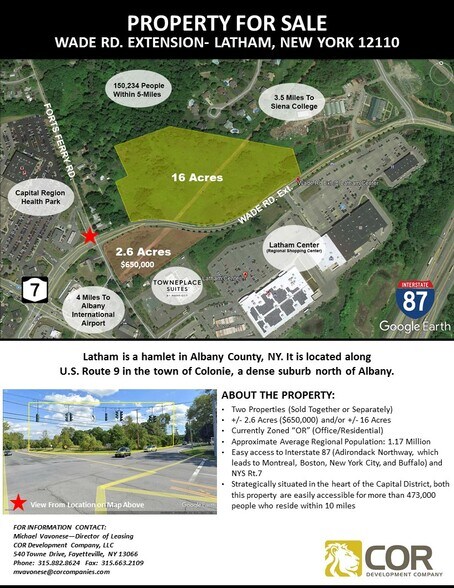 More Photos Of 17 Forts Ferry Rd, Latham Land For Sale