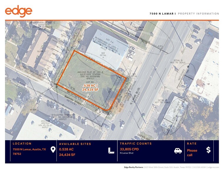More Photos Of 7500 N Lamar Blvd, Austin Land For Lease