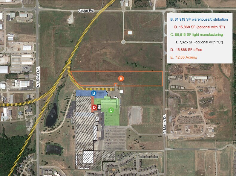 More Photos Of 3003 N Perkins Rd, Stillwater Manufacturing For Lease