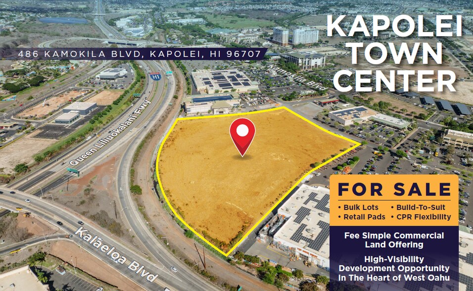 Primary Photo Of 486 Kamokila Blvd, Kapolei Land For Sale