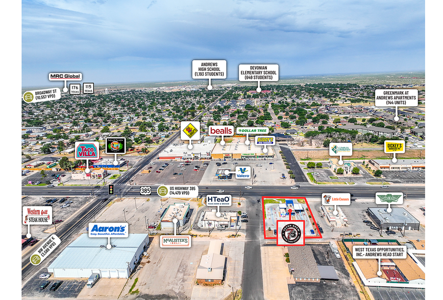 More Photos Of 1300 N Main St, Andrews General Retail For Sale