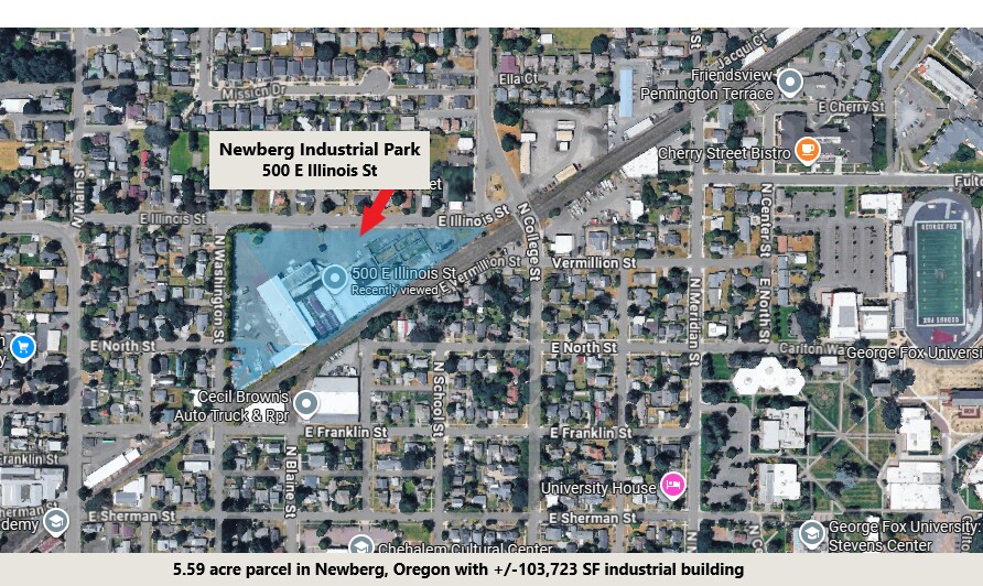 More Photos Of 500 E Illinois St, Newberg Manufacturing For Lease
