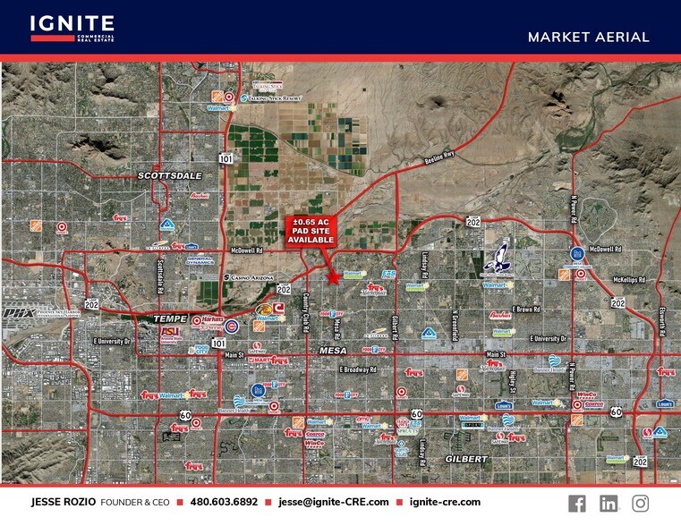 More Photos Of 2020 N Mesa Dr, Mesa Land For Lease