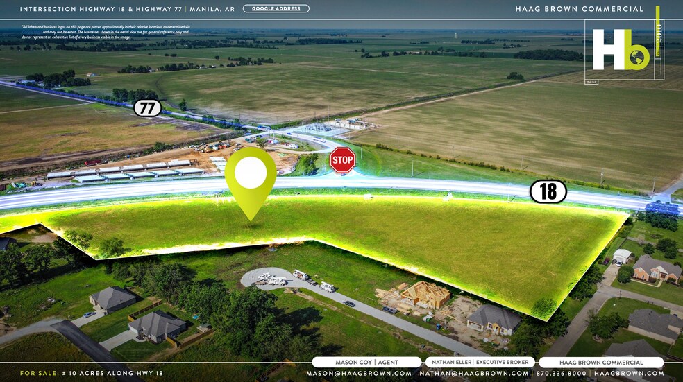 More Photos Of Hwy 18 Intersection of Hwy 18 and 77 Hwy, Manila Land For Sale