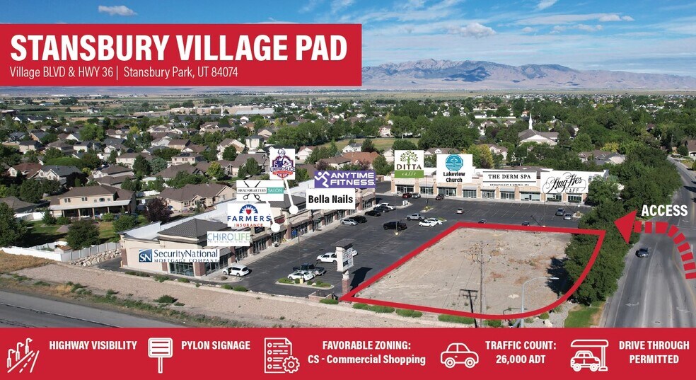 Primary Photo Of Village Blvd & Hwy 36, Stansbury Park Land For Sale