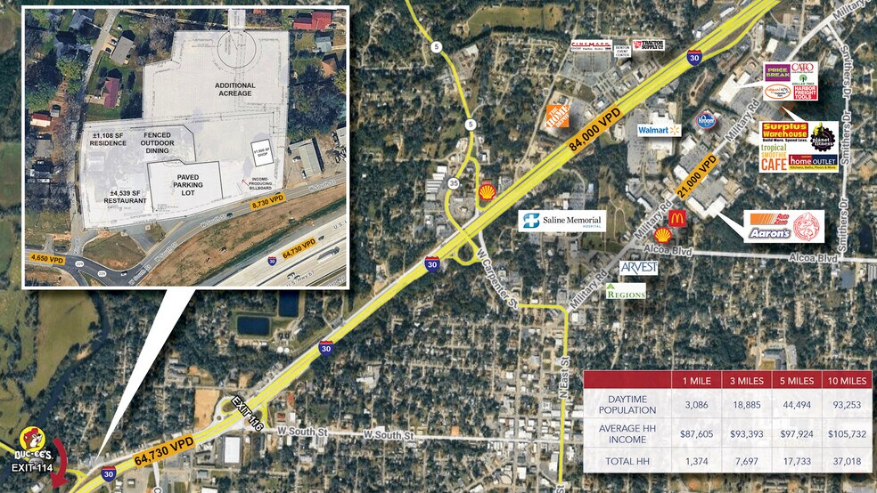 More Photos Of 15228 I-30 Hwy, Benton Restaurant For Sale