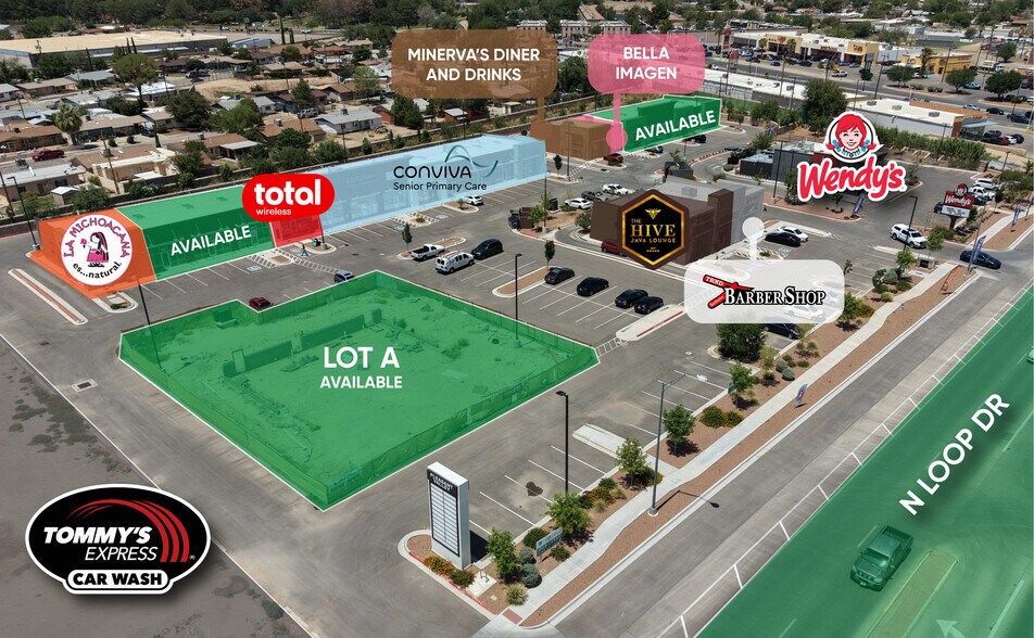 More Photos Of 8100 N Loop Dr, El Paso Storefront Retail Office For Lease