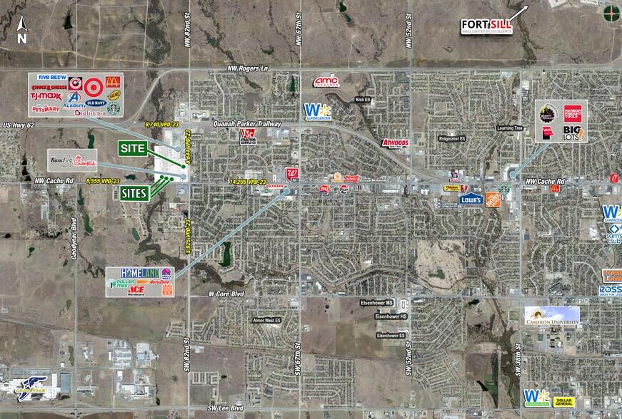 More Photos Of NWQ of NW Cache Rd & NW 82nd St, Lawton Land For Sale