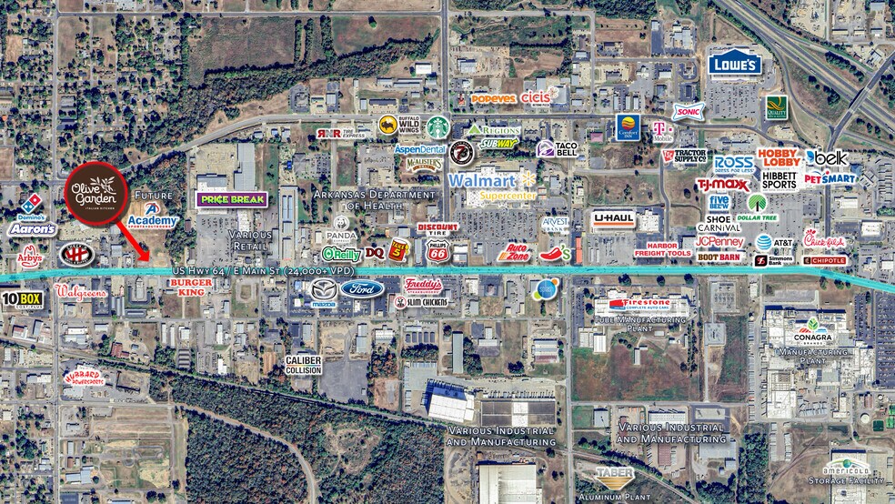 More Photos Of 1401 E Main St, Russellville Restaurant For Sale