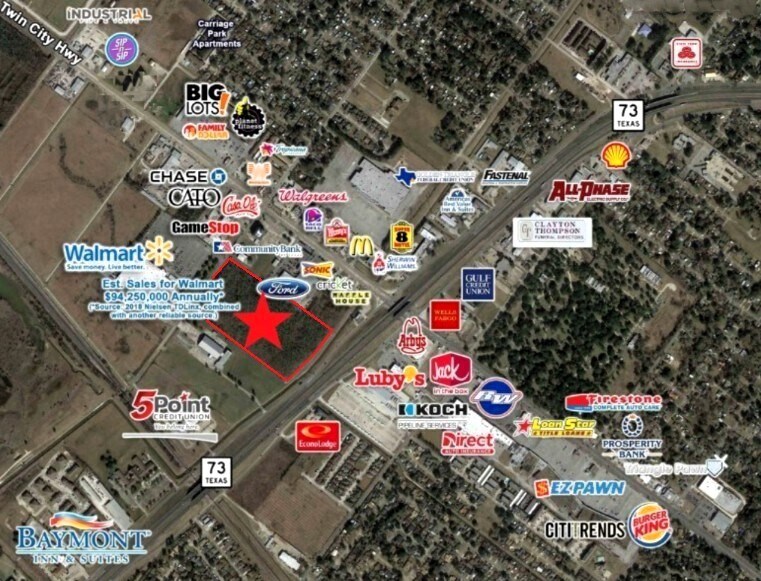 More Photos Of 4999 N Twin City Hwy, Port Arthur Land For Sale