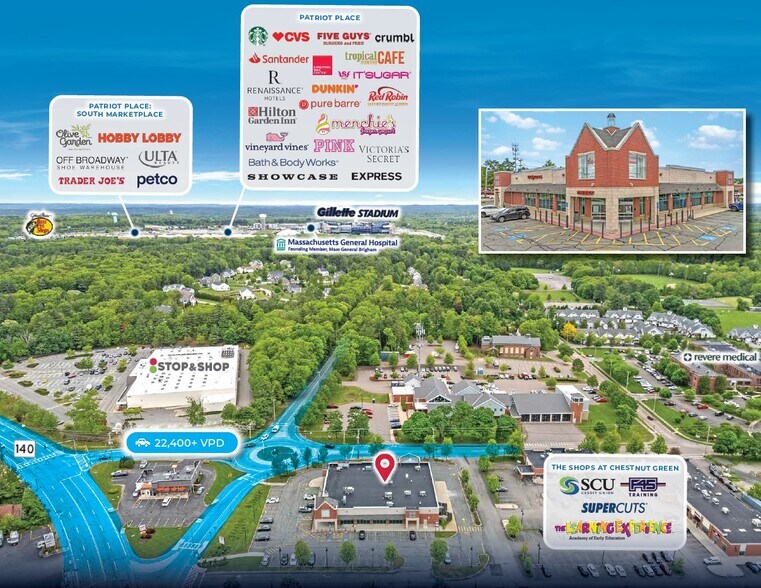 Primary Photo Of 121 Main St, Foxborough Drugstore For Sale