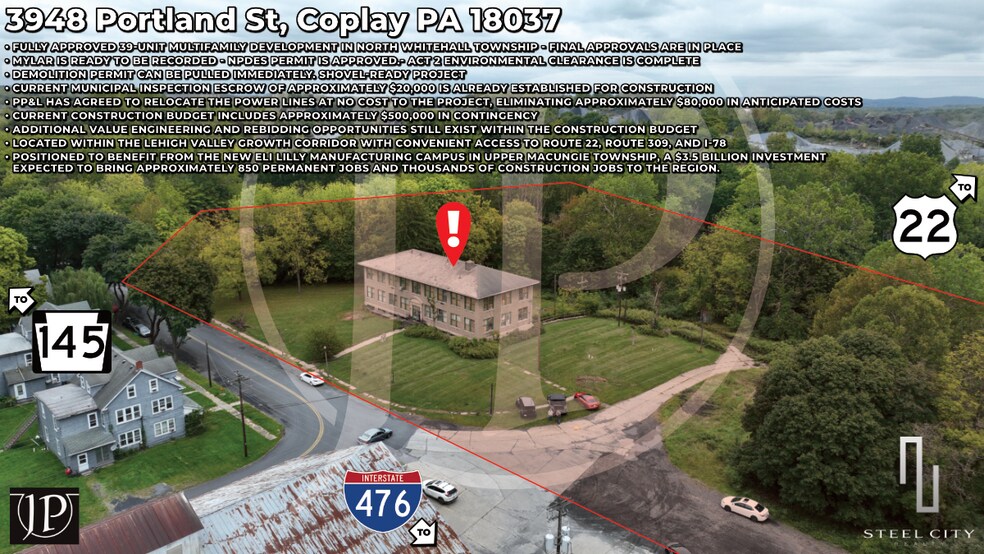 Primary Photo Of 3948 Portland St, Coplay Office For Sale