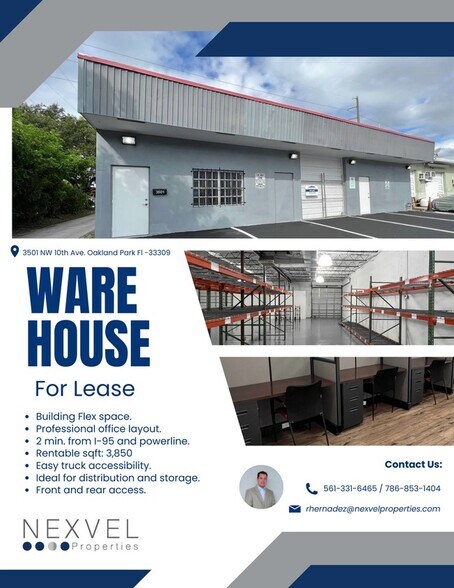 More Photos Of 3501 NW 10th Ave, Fort Lauderdale Warehouse For Lease