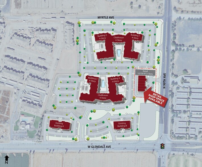 More Photos Of NWC 99th Ave & Glendale Ave, Glendale General Retail For Lease