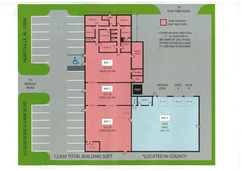 More Photos Of 6170 Research Park Blvd, Huntsville Industrial For Lease