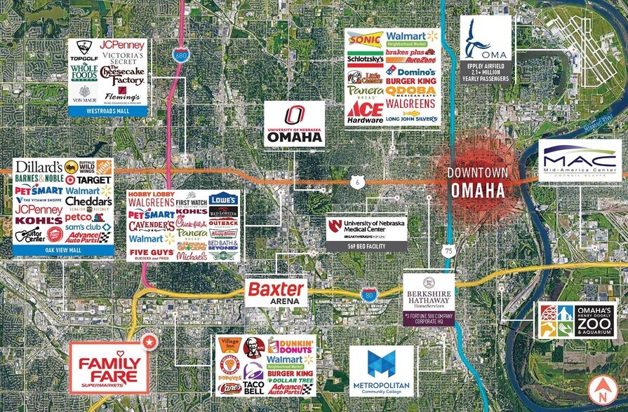 More Photos Of 5110 S 108th St, Omaha Supermarket For Lease