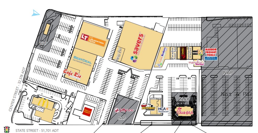 More Photos Of 40-64 W Center St, Orem Unknown For Lease