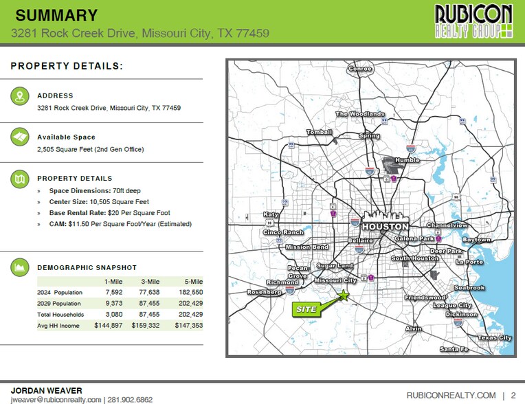More Photos Of 3281 Rocky Creek Dr, Missouri City Medical For Lease