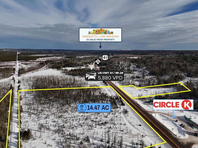 Primary Photo Of adj. to 13205 U.S. 41, Champion Land For Sale