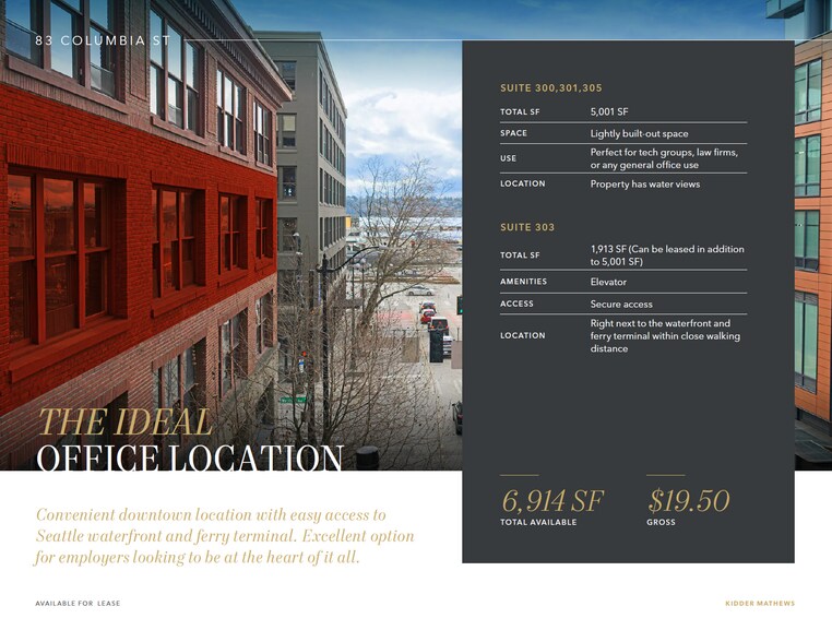 Primary Photo Of 81-85 Columbia St, Seattle Office For Lease