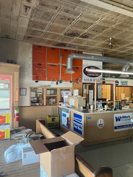 More Photos Of 402 North Main, Cement Showroom For Sale