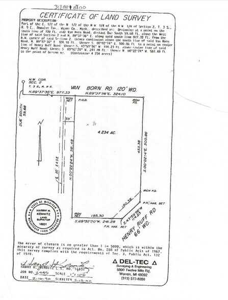 Primary Photo Of 30801 Van Born Rd, Romulus Land For Sale