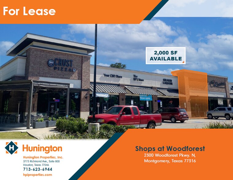 Primary Photo Of 2300 Woodforest Pky, Montgomery Storefront For Lease