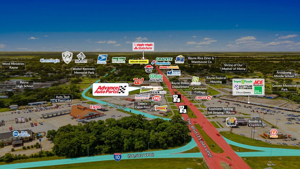 More Photos Of 1206 The Blvd, Rayne Freestanding For Sale