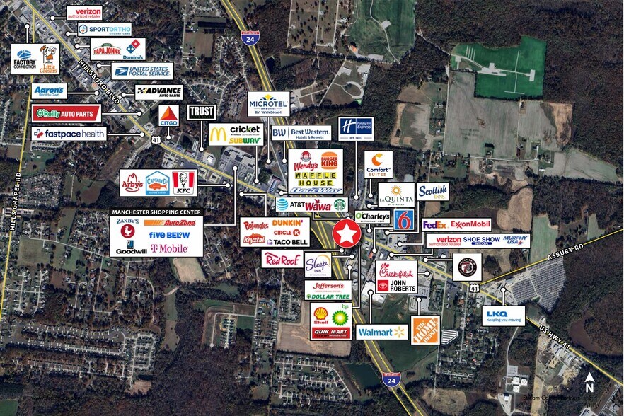 More Photos Of 2314 Hillsboro Blvd, Manchester General Retail For Sale