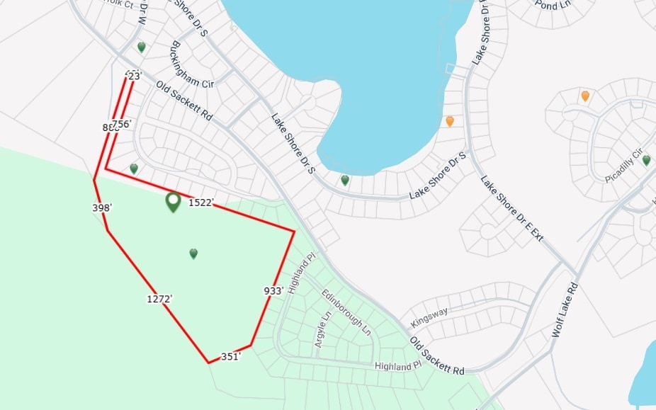 More Photos Of TBD Old Sackett Lake Rd, Rock Hill Land For Sale