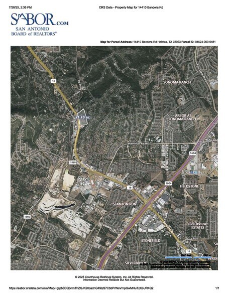 More Photos Of 14200 & 14410 Bandera Rd, Helotes Land For Sale