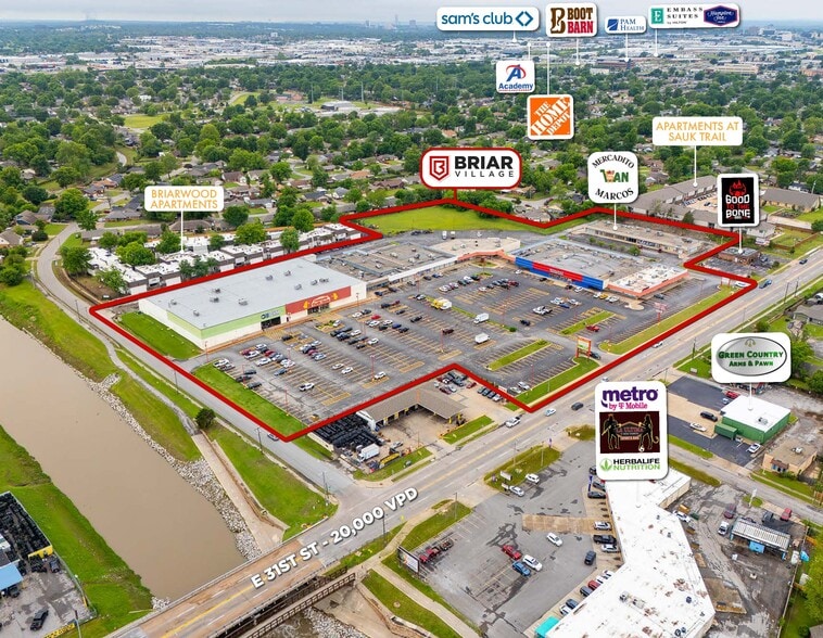 Primary Photo Of 9122-9142 E 31st St, Tulsa General Retail For Sale