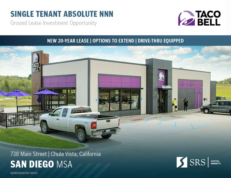 Primary Photo Of 738 Main St, Chula Vista Fast Food For Sale