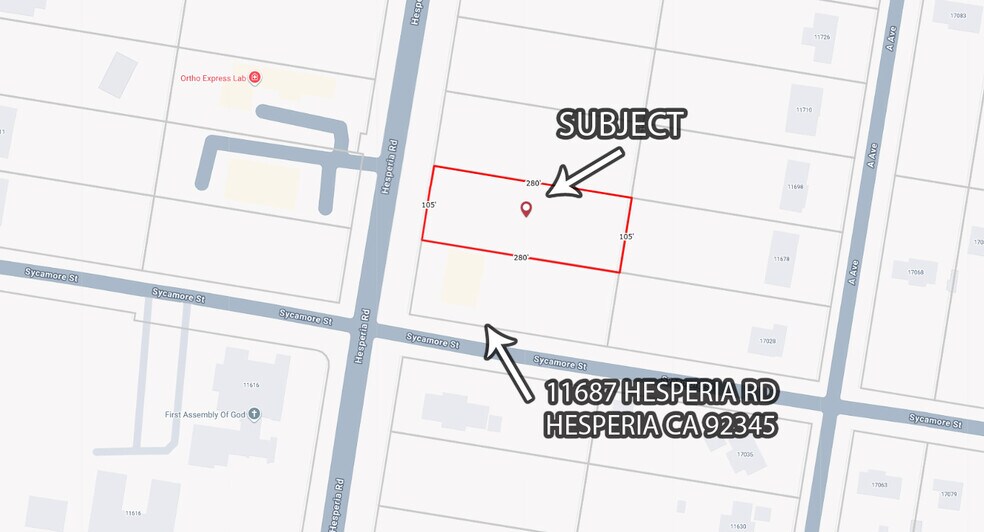 More Photos Of 11695 Hesperia Rd, Hesperia Land For Sale