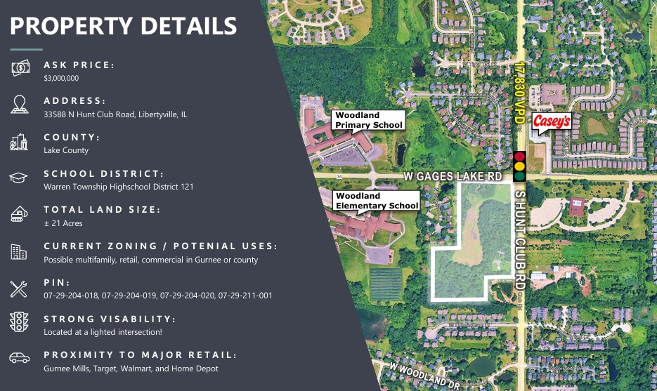 More Photos Of 33588 Hunt Club Rd, Libertyville Land For Sale