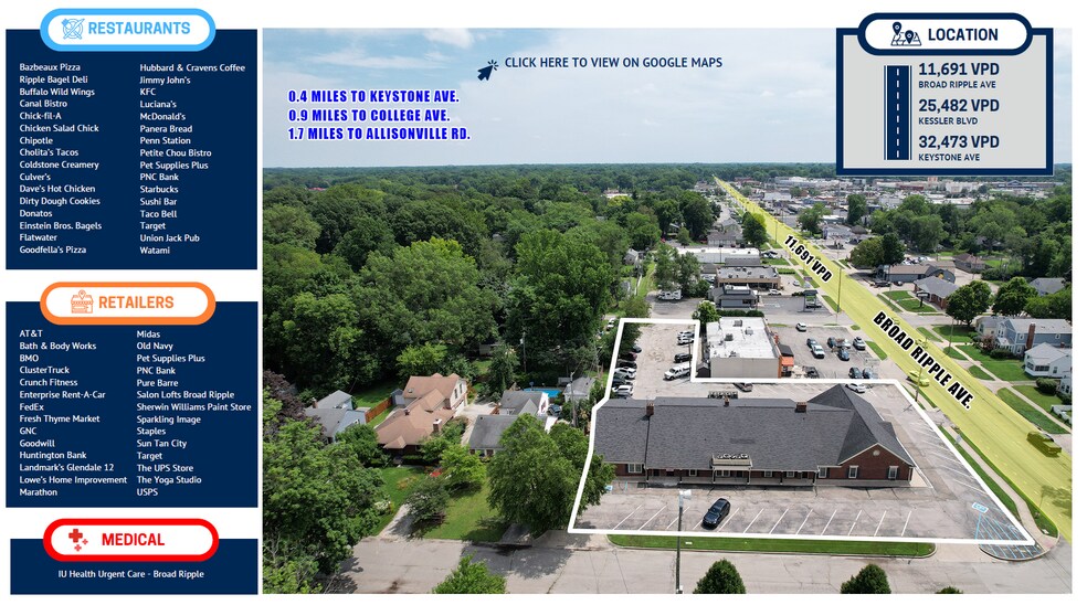 More Photos Of 1810 Broad Ripple Ave, Indianapolis Office For Sale