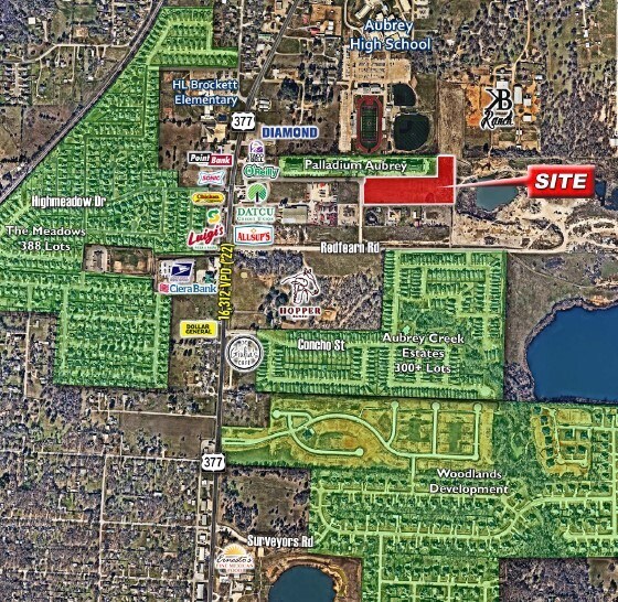 More Photos Of High Meadow Dr & Betty Ln, Aubrey Land For Sale