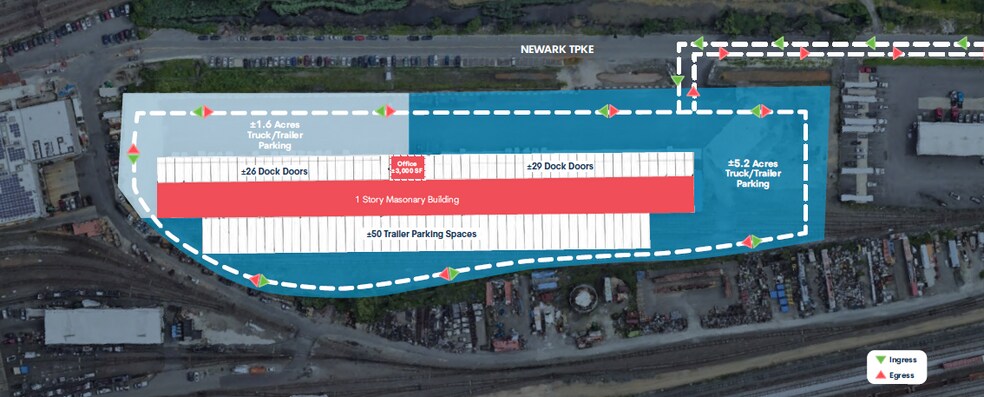 More Photos Of 1100 Newark Tpke, Kearny Truck Terminal For Lease