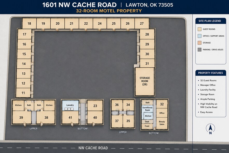 More Photos Of 1601 NW Cache Rd, Lawton Hotel For Sale