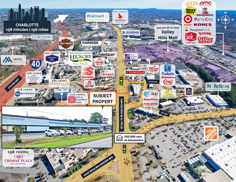 Primary Photo Of 1716 Us Highway 70 SE, Hickory Storefront For Sale