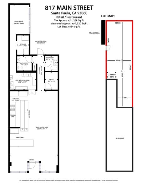 More Photos Of 817 E Main St, Santa Paula Storefront For Sale