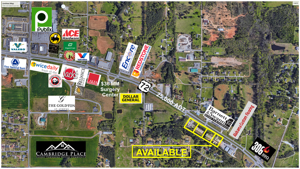 More Photos Of 22774 Highway 72, Athens Land For Sale