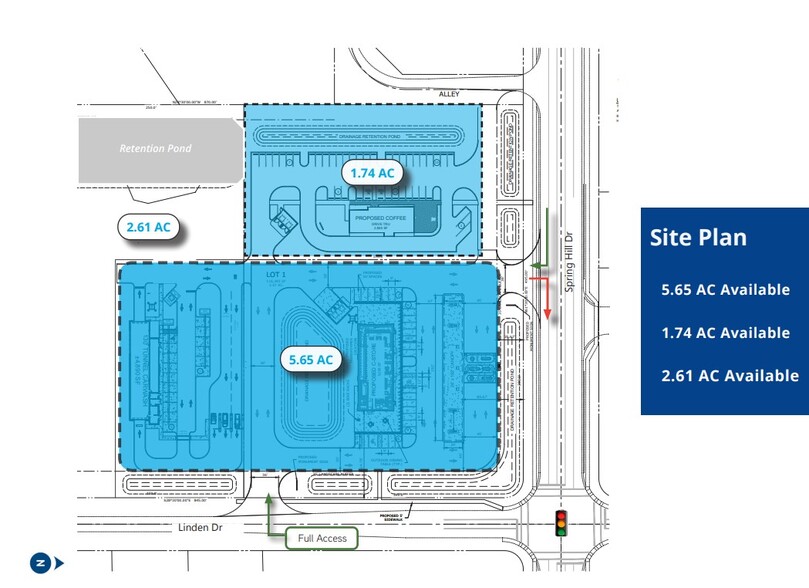 Primary Photo Of Spring Hill Dr & Linden Dr, Spring Hill Land For Lease