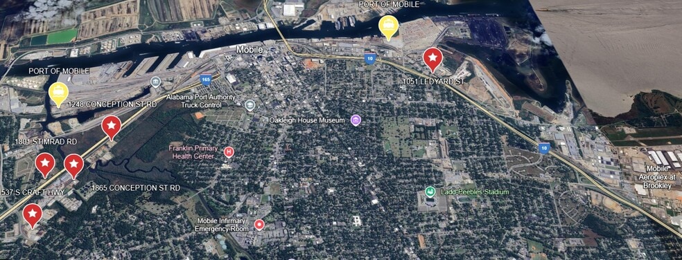 More Photos Of 543 S Craft Hwy, Mobile Warehouse For Lease